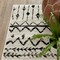 Homeroots 7 x 9 ft. Ivory & Black Eclectic Patterns Indoor Area Rug 388044 - alternate 4